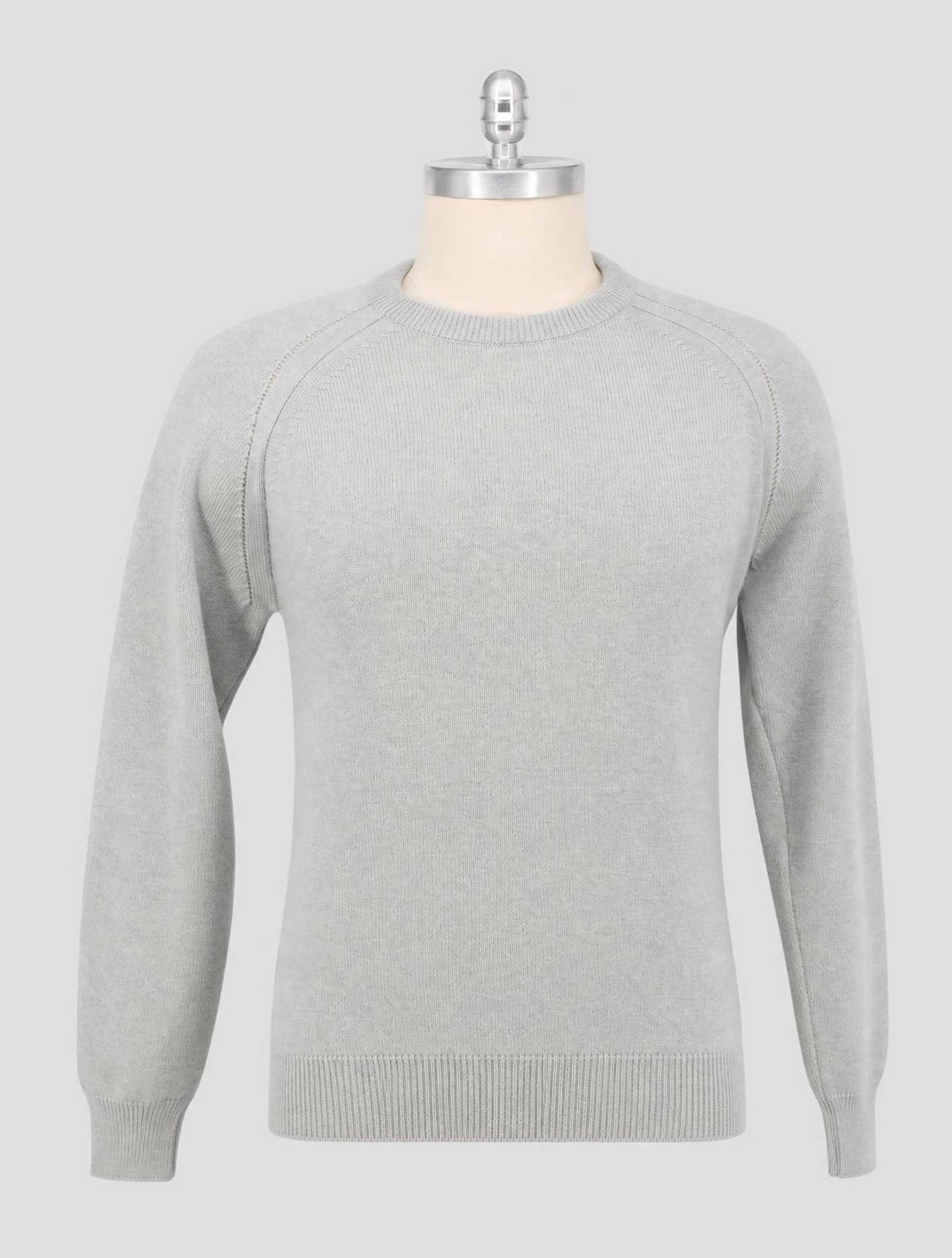 Kiton Gray Cashmere Sweater Crewneck