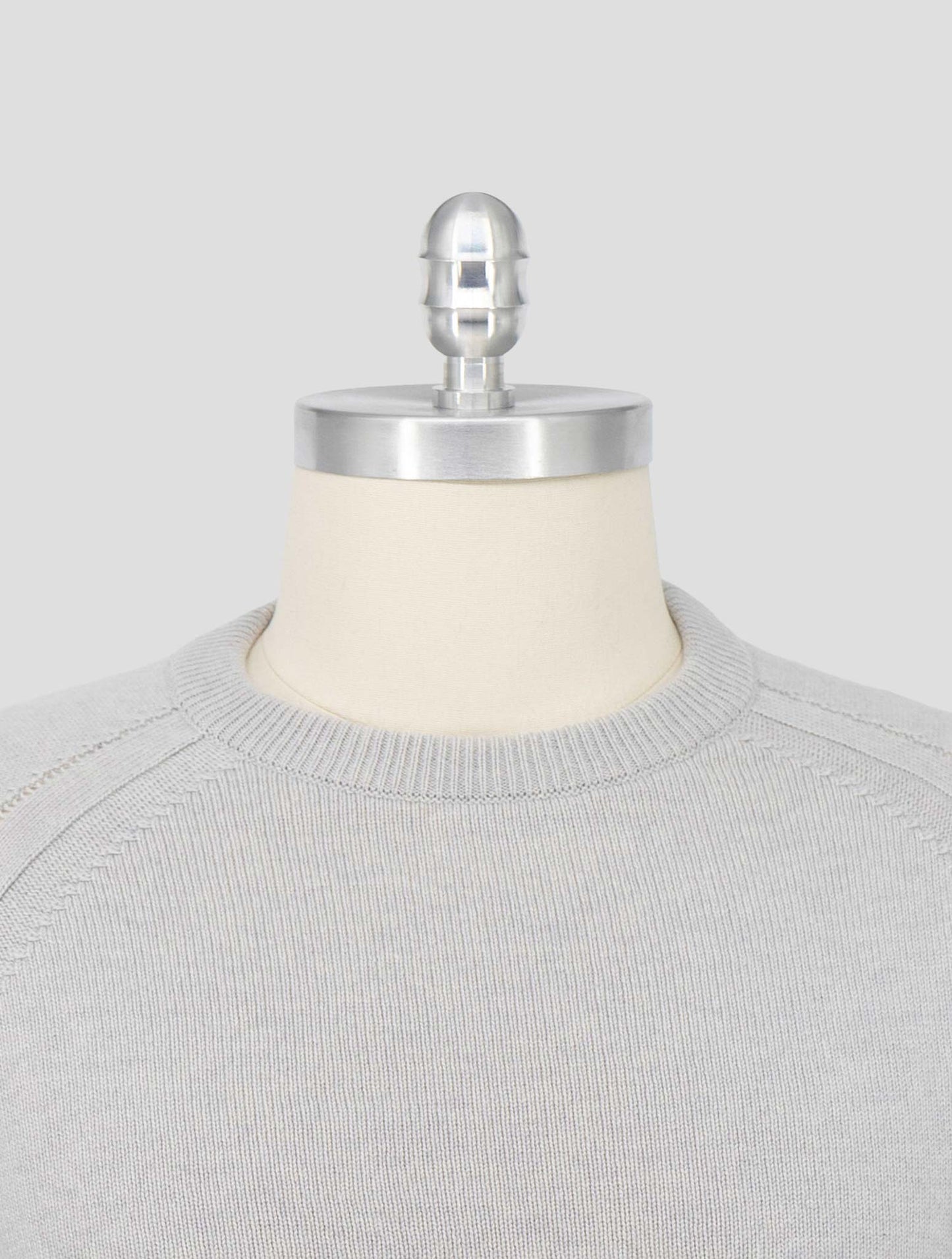 Kiton Gray Cashmere Sweater Crewneck