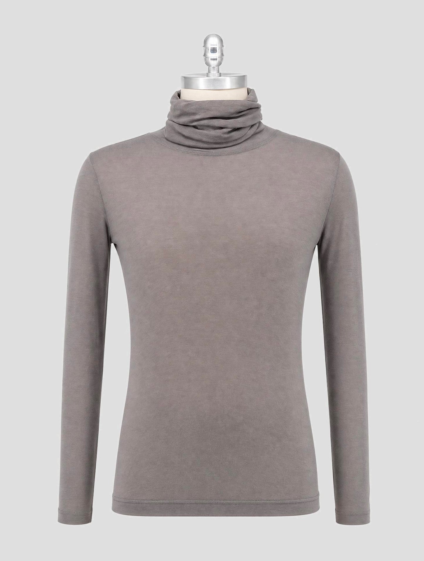 Kiton Gray Cashmere Ea Sweater Turtleneck Women