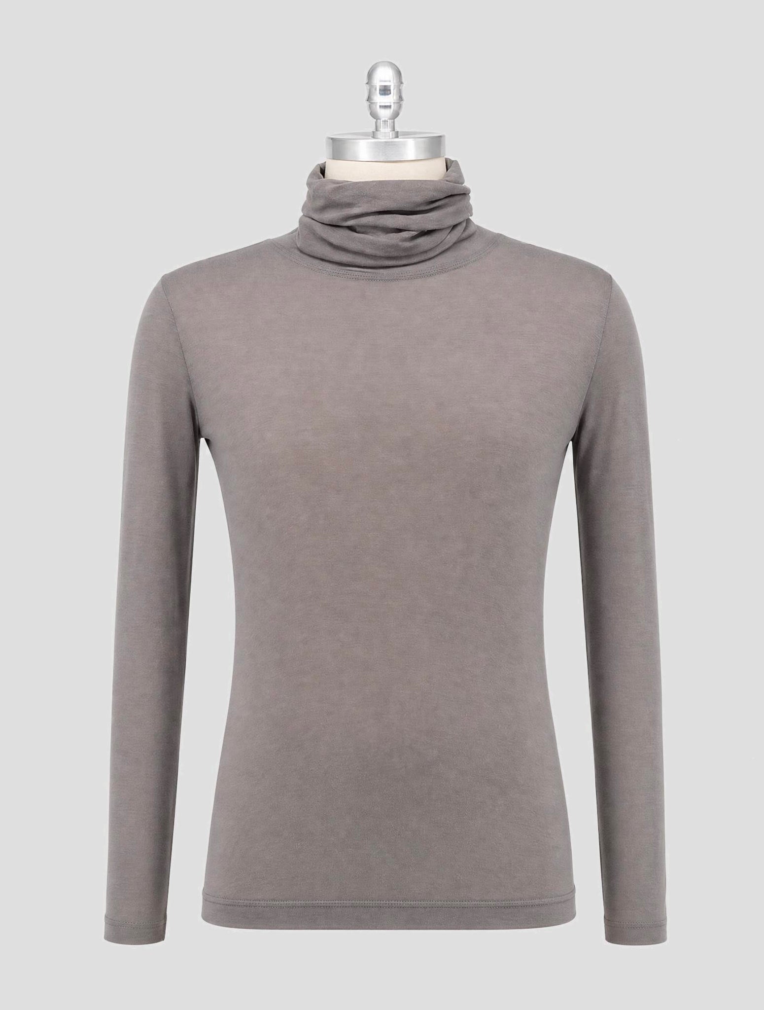Kiton Gray Cashmere Ea Sweater Turtleneck Women