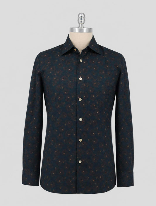 Kiton Multicolor Cotton Shirt