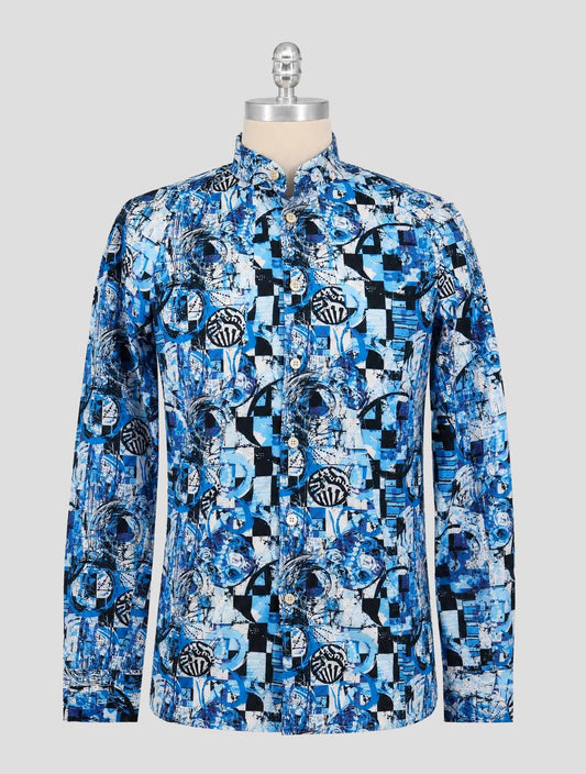 Kiton Multicolor Cotton Shirt