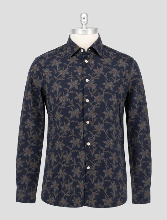 Kiton Multicolor Cotton Shirt