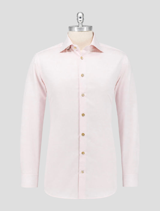 Kiton Pink Cotton Shirt