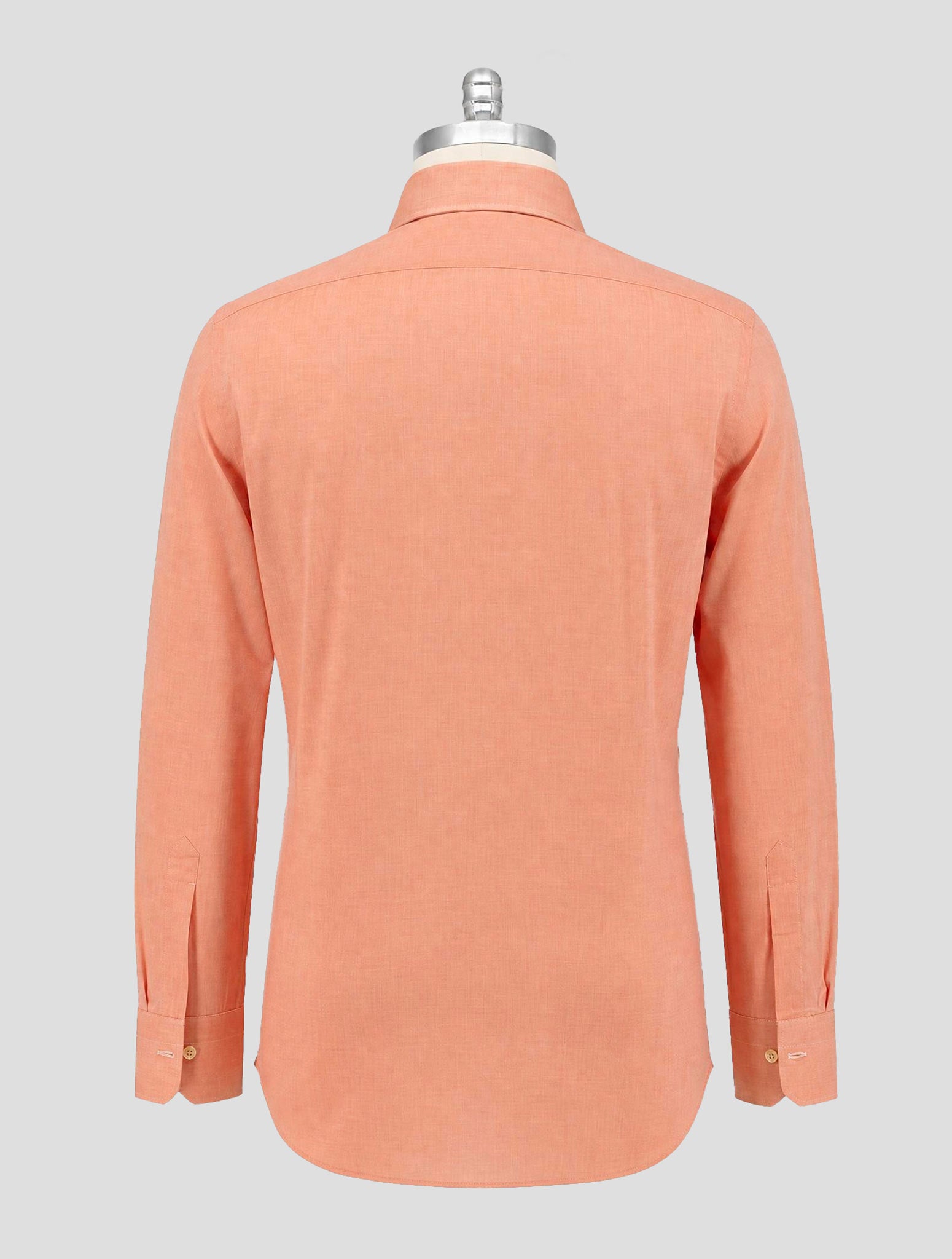Kiton Orange Cotton Shirt