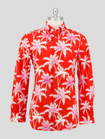 Kiton Red Pink Cotton Shirt