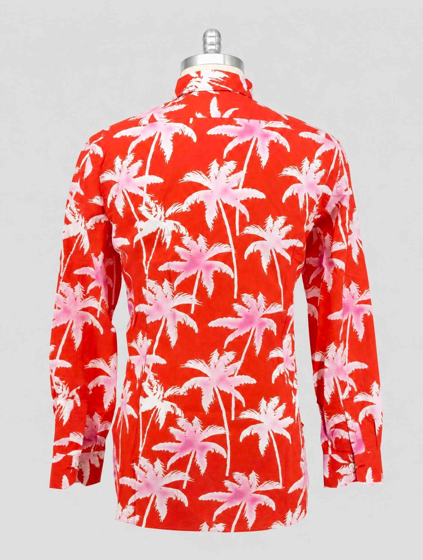 Kiton Red Pink Cotton Shirt