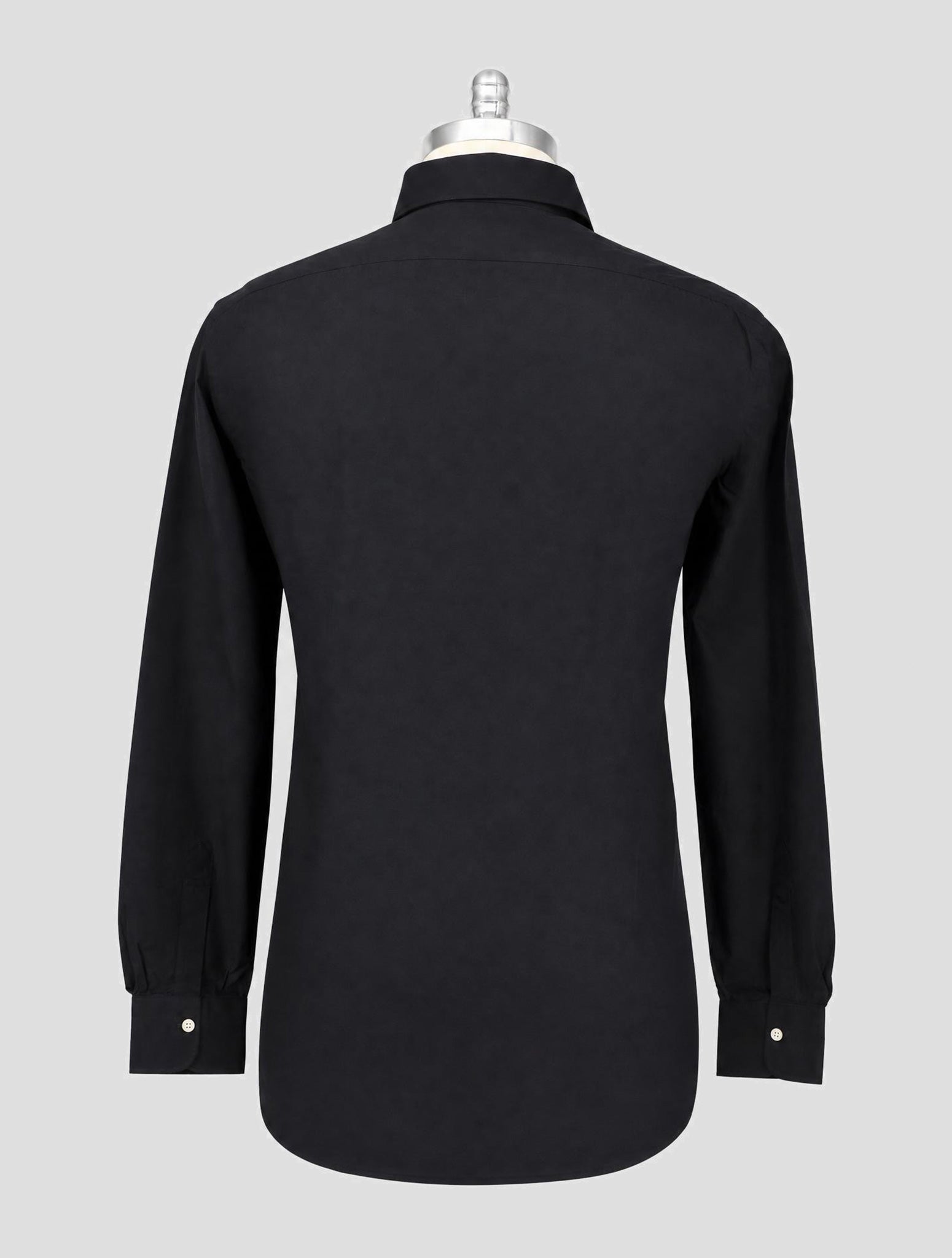 Kiton Black Cotton Shirt
