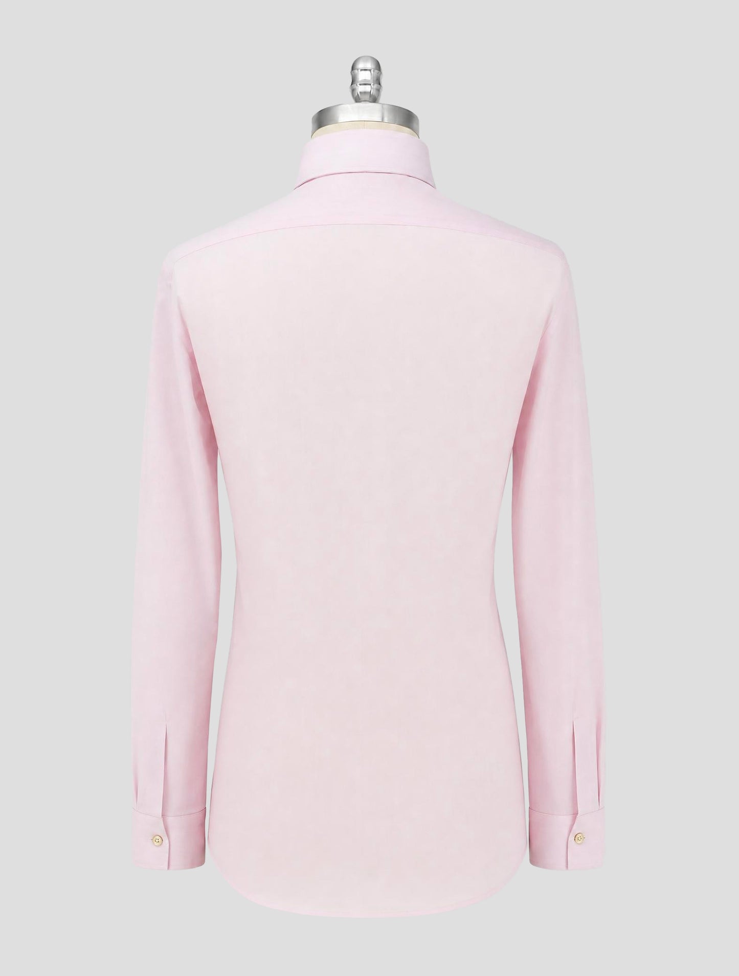 Kiton Pink White Cotton Shirt