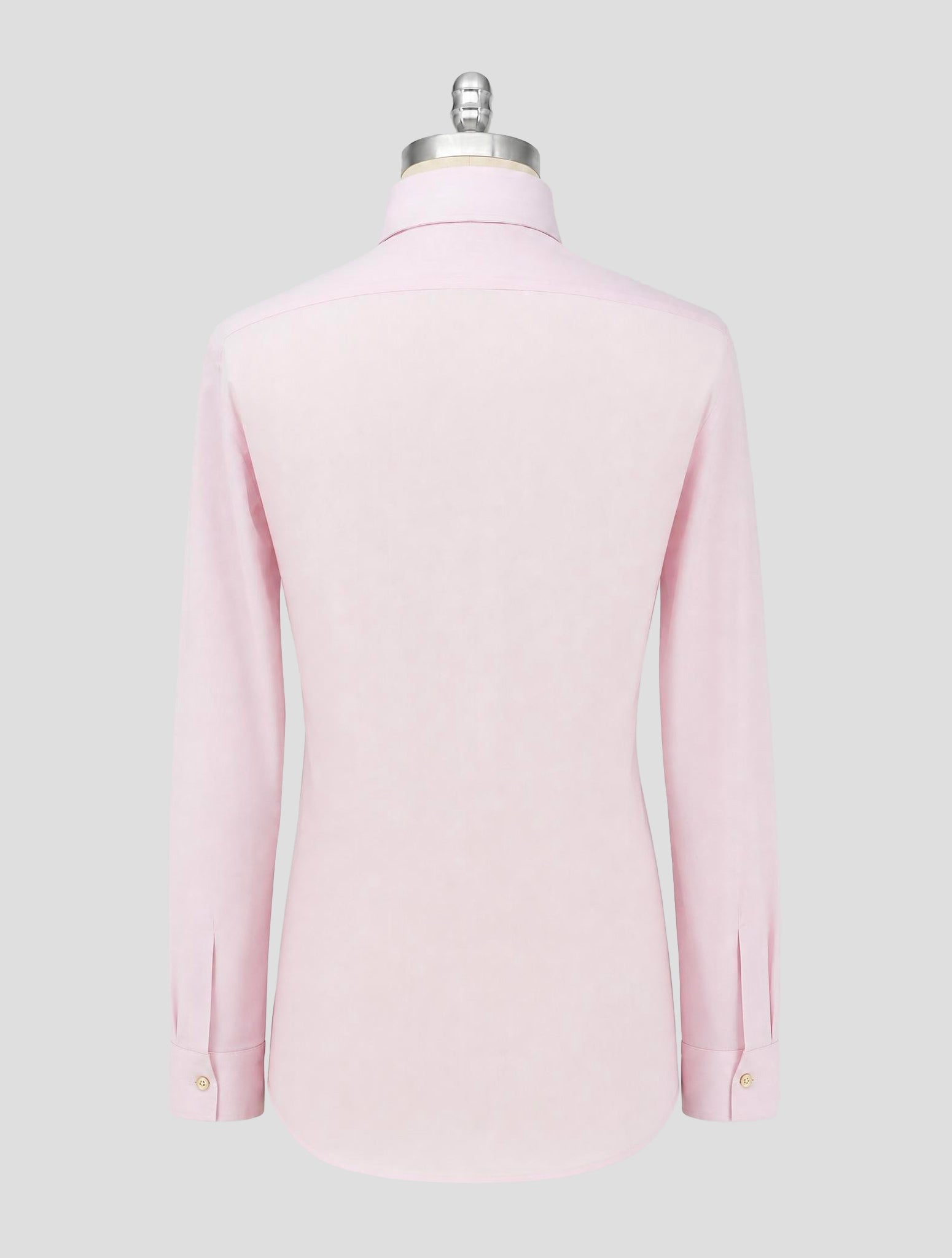 Kiton Pink White Cotton Shirt