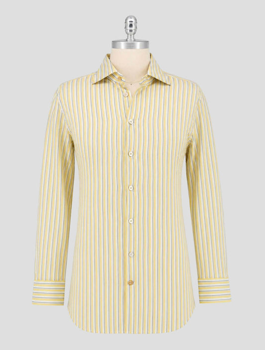 Kiton Multicolor Cotton Shirt