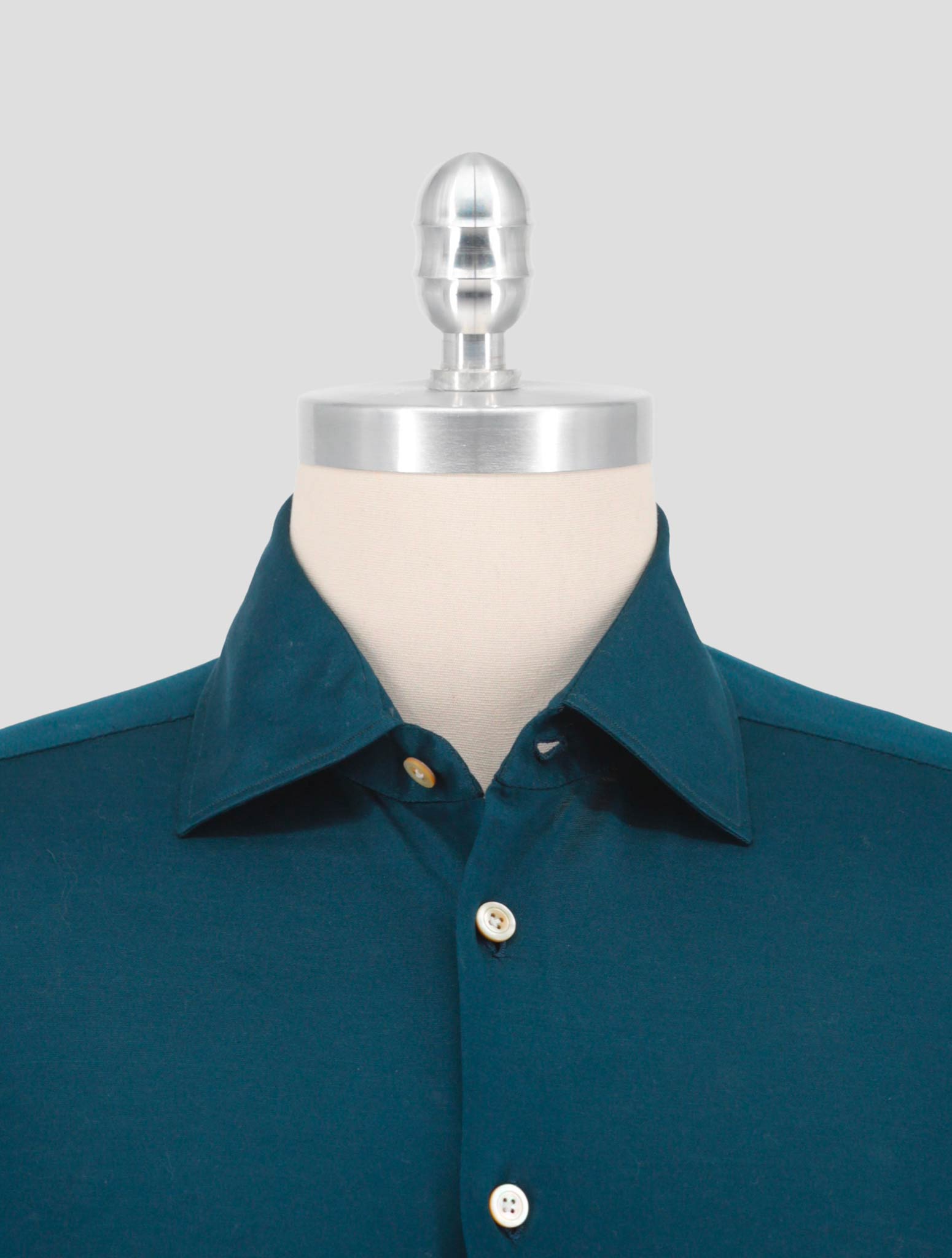 Kiton Dark Blue Cotton Shirt