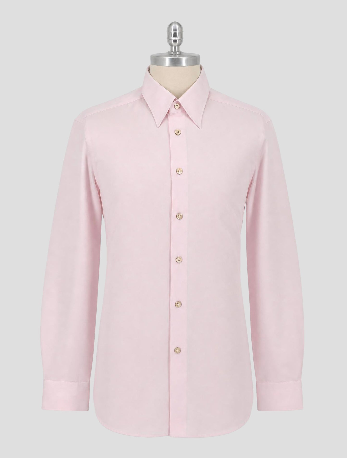 Kiton Pink Cotton Shirt