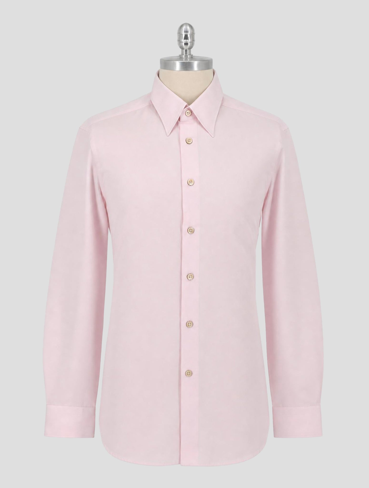 Kiton Pink Cotton Shirt