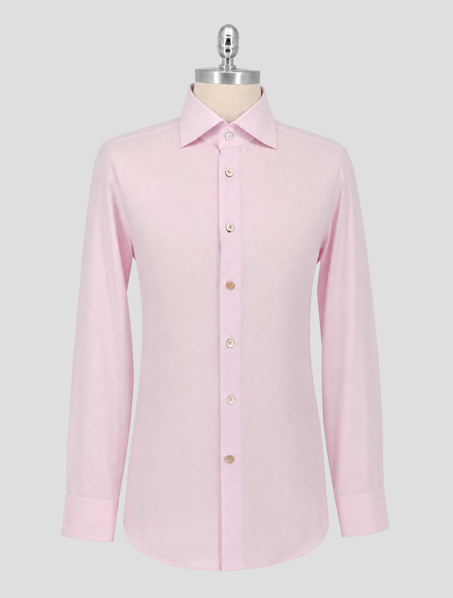 Kiton Pink Cotton Shirt