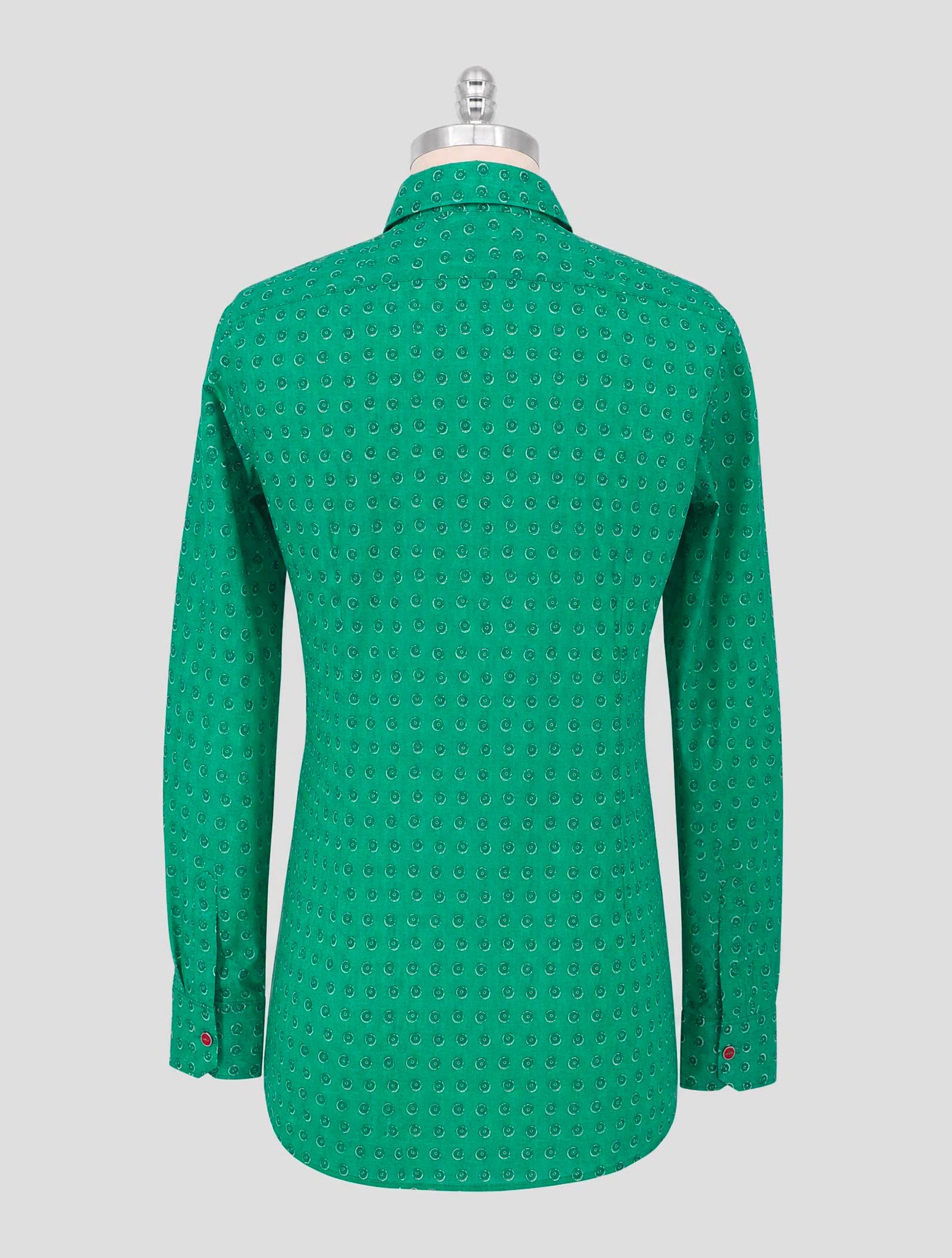 Kiton Green Cotton Shirt