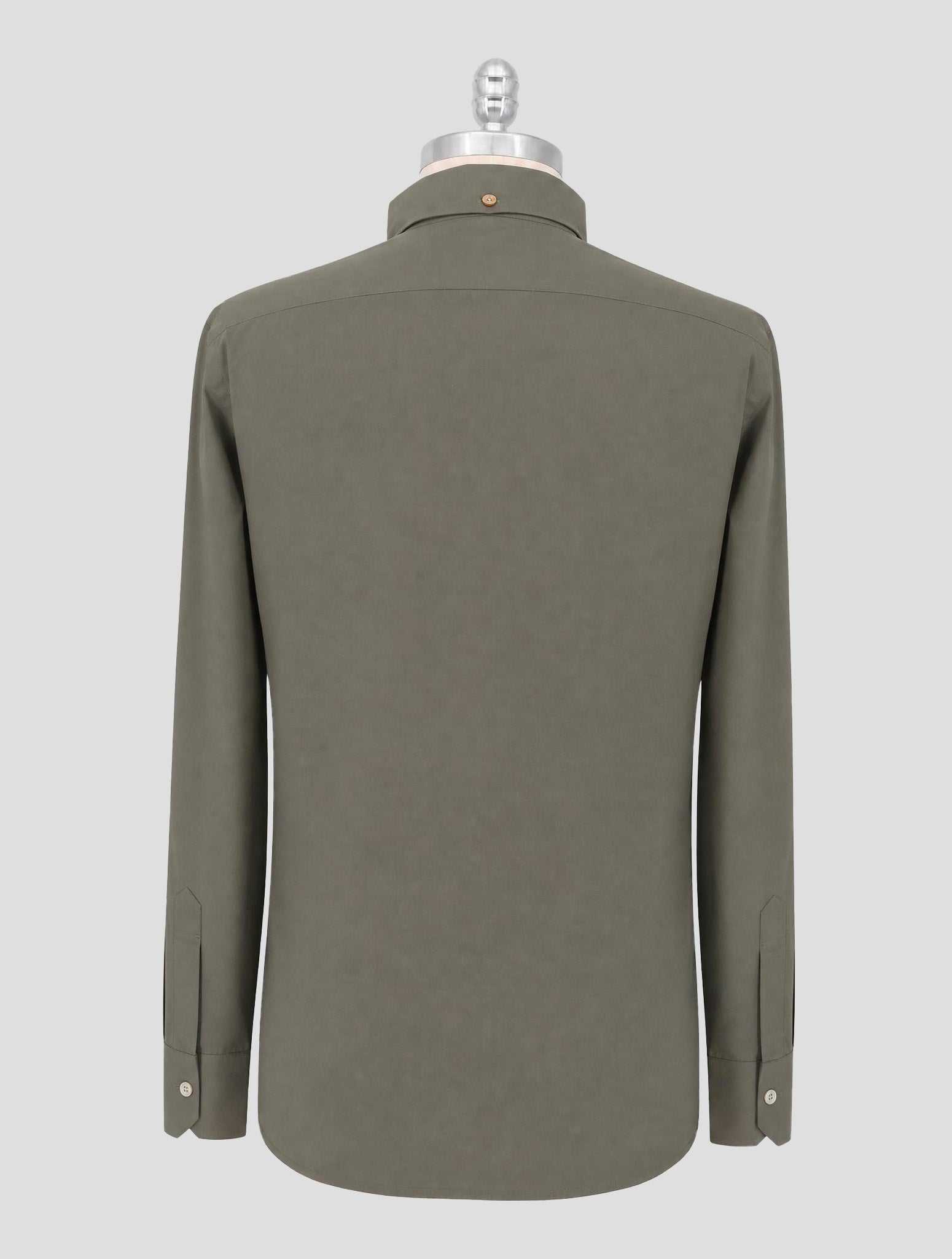 Kiton Green Cotton Shirt