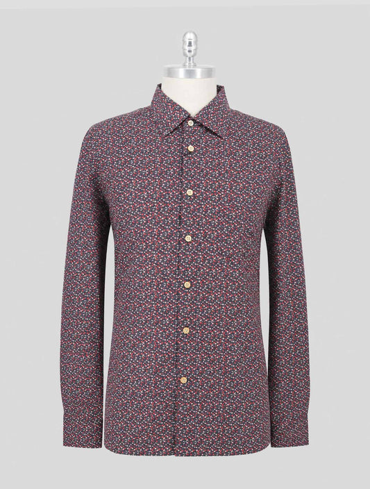 Kiton Multicolor Cotton Shirt