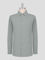 Kiton Green Cotton Shirt