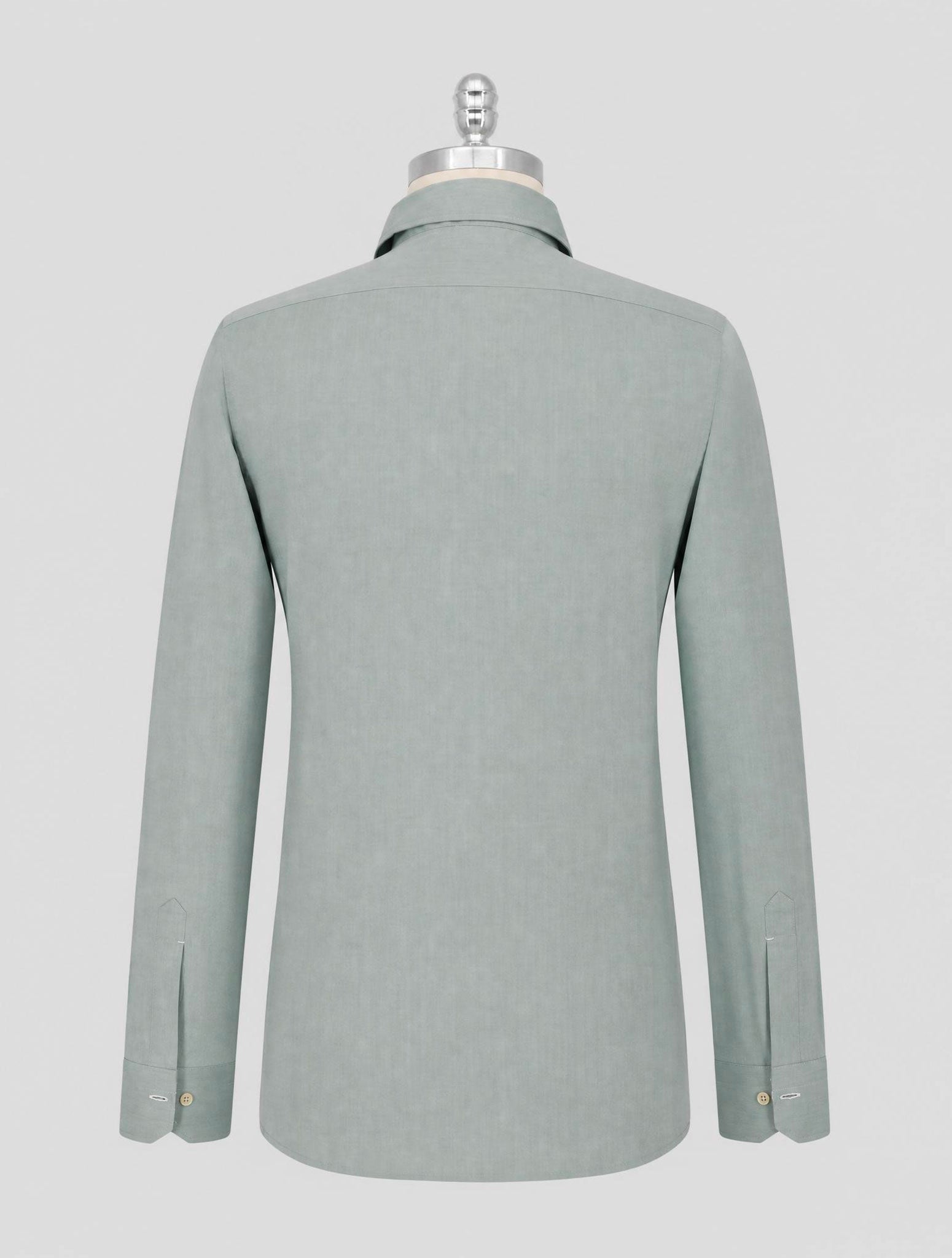 Kiton Green Cotton Shirt