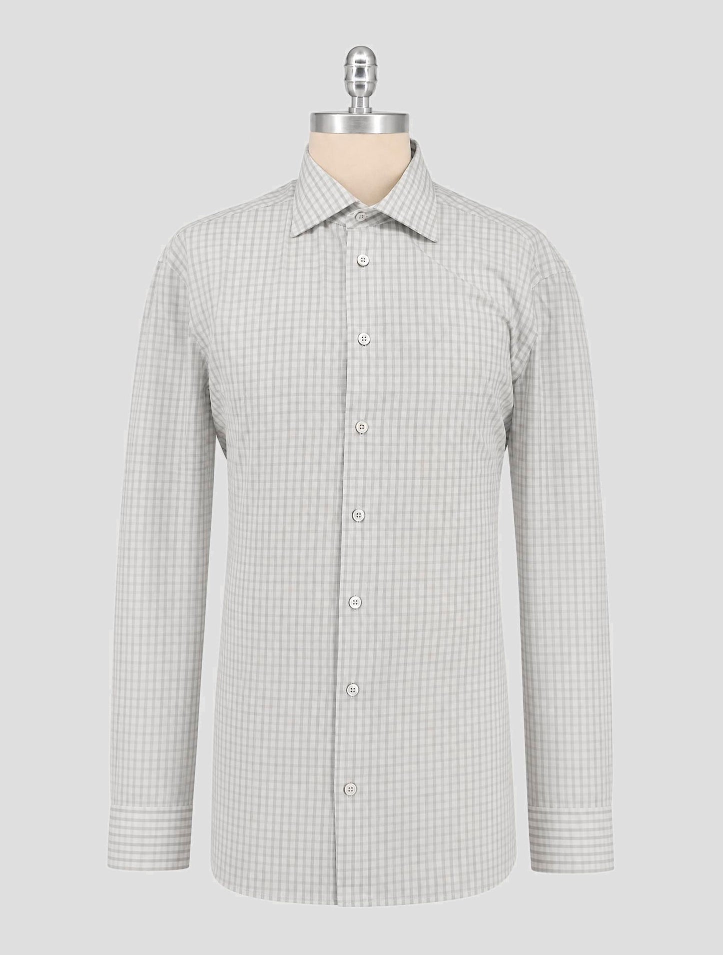 Kiton Light Blue Cotton Shirt