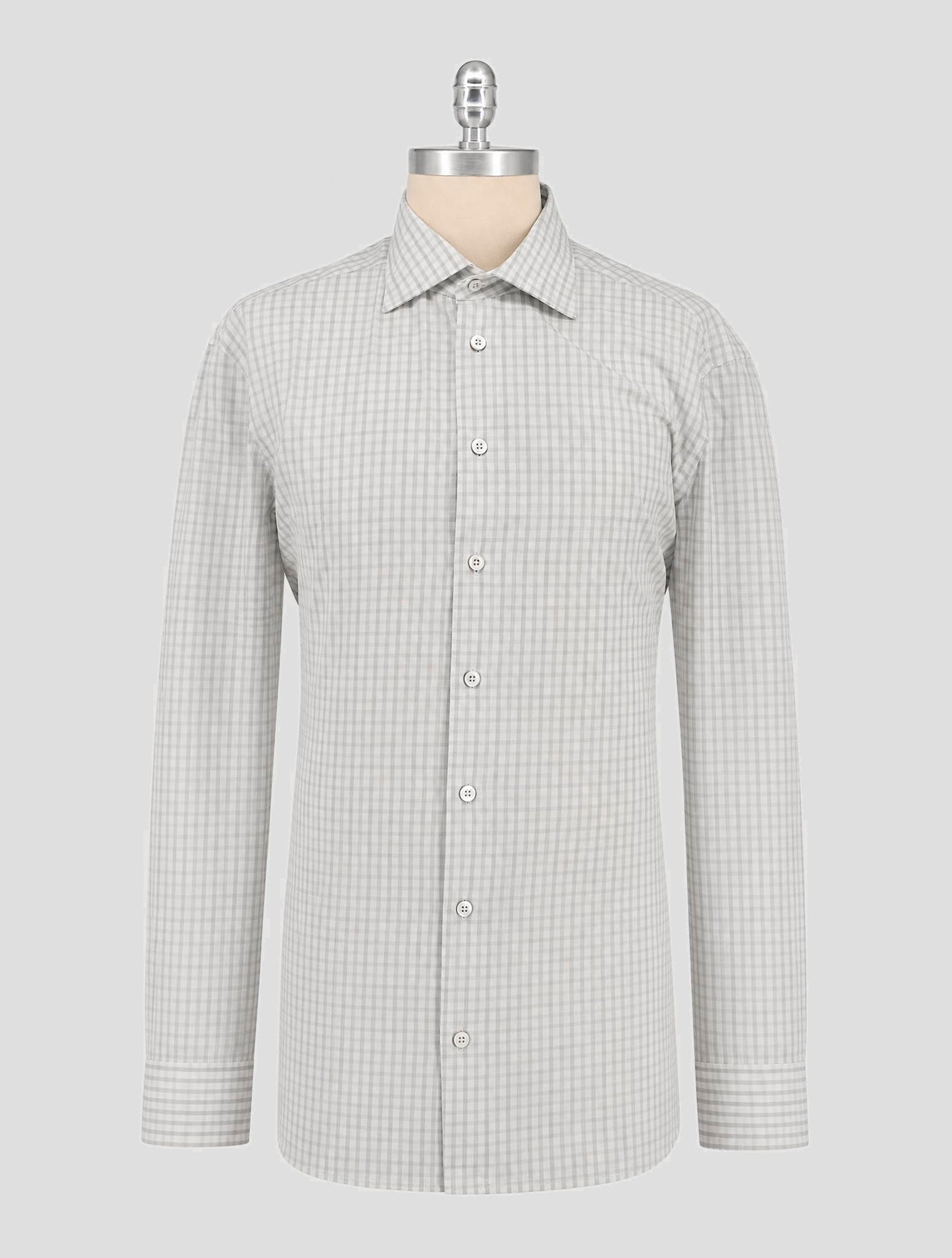 Kiton Light Blue Cotton Shirt