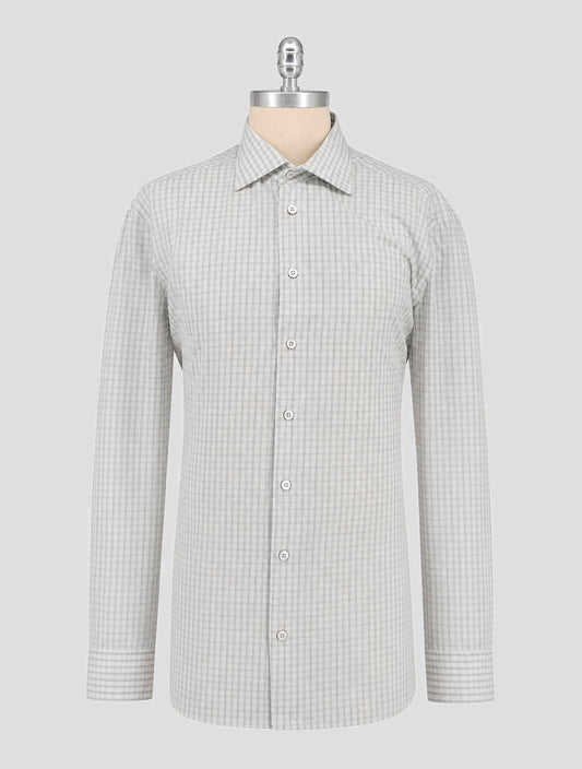 Kiton Light Blue Cotton Shirt