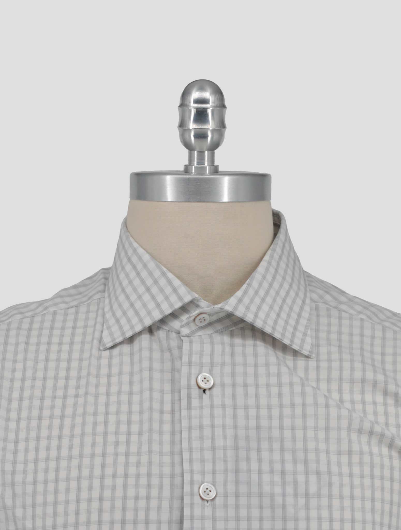 Kiton Light Blue Cotton Shirt