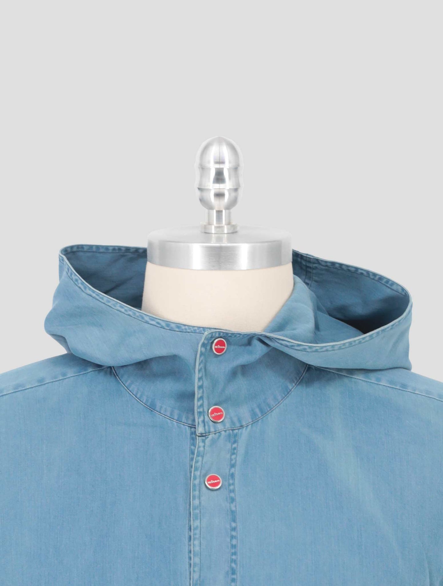 Kiton Light Blue Cotton Shirt Mariano