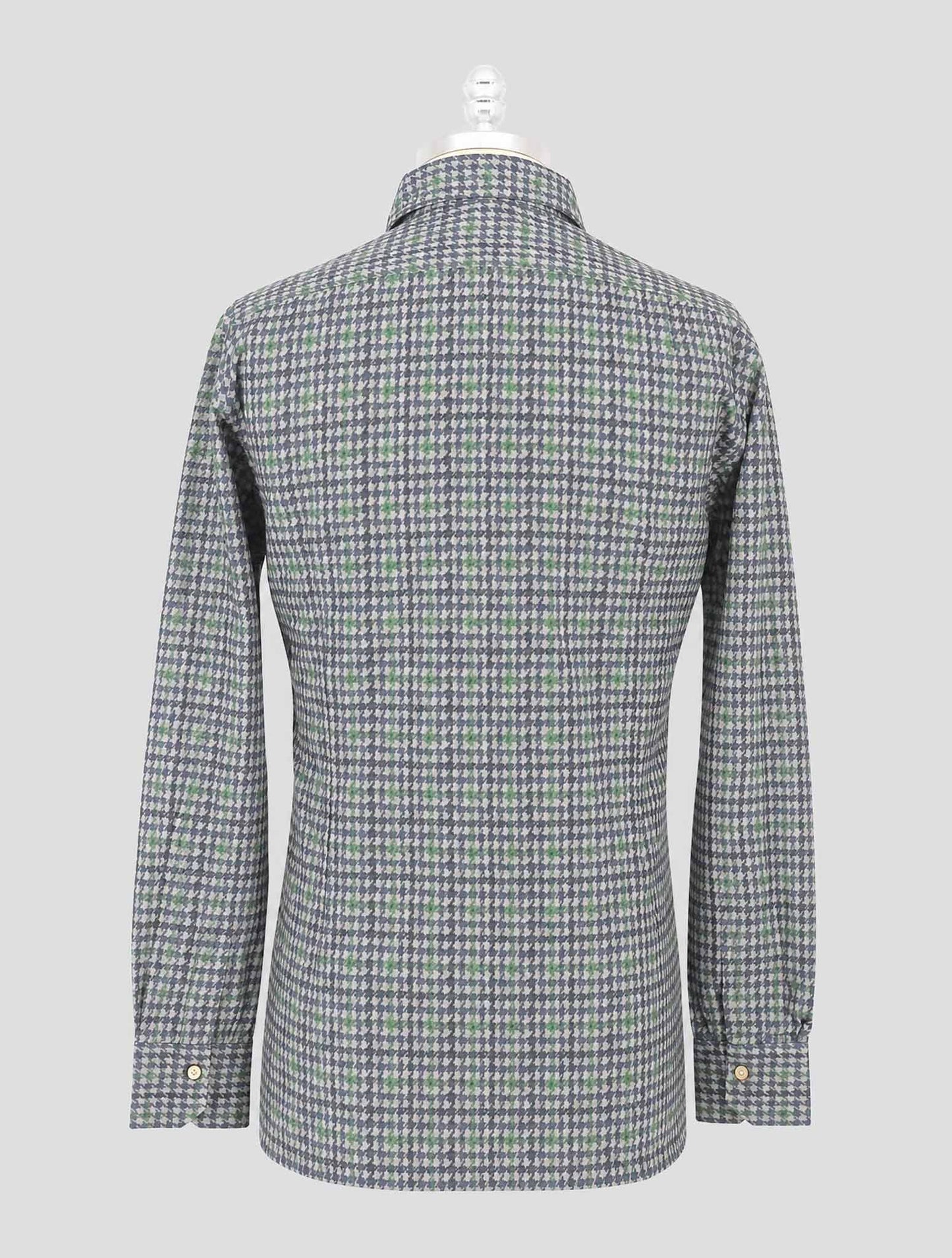 Kiton Blue Gray Cotton Shirt
