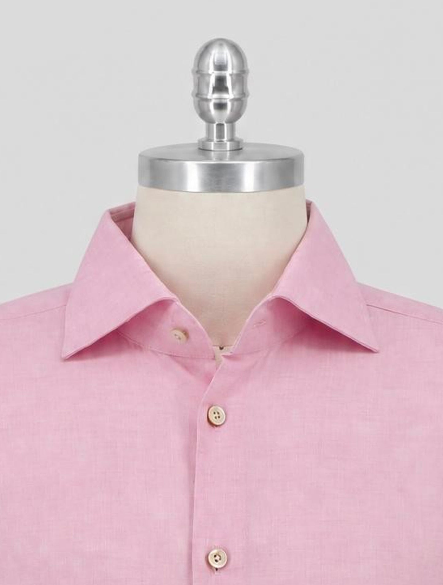Kiton Pink Linen Shirt