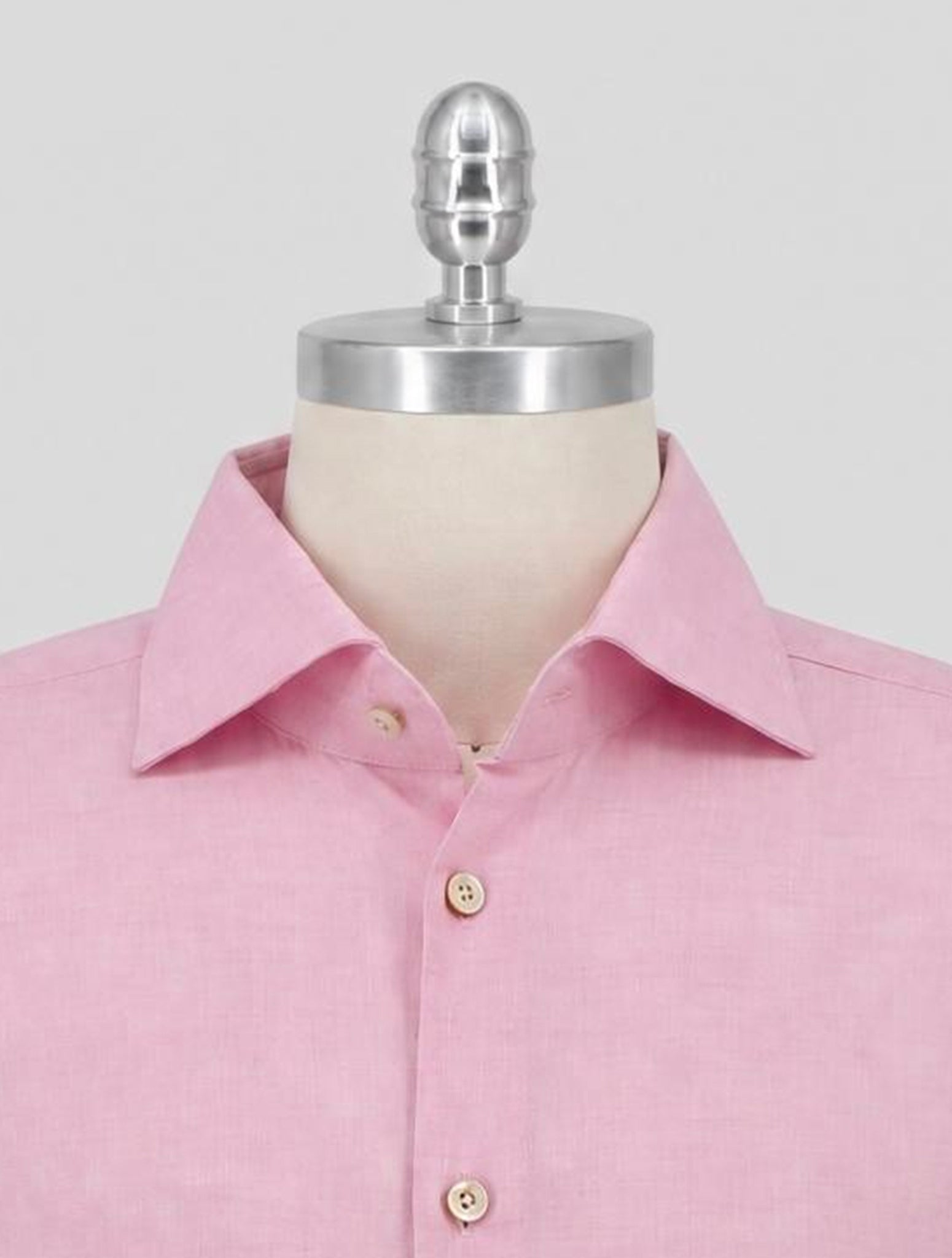 Kiton Pink Linen Shirt