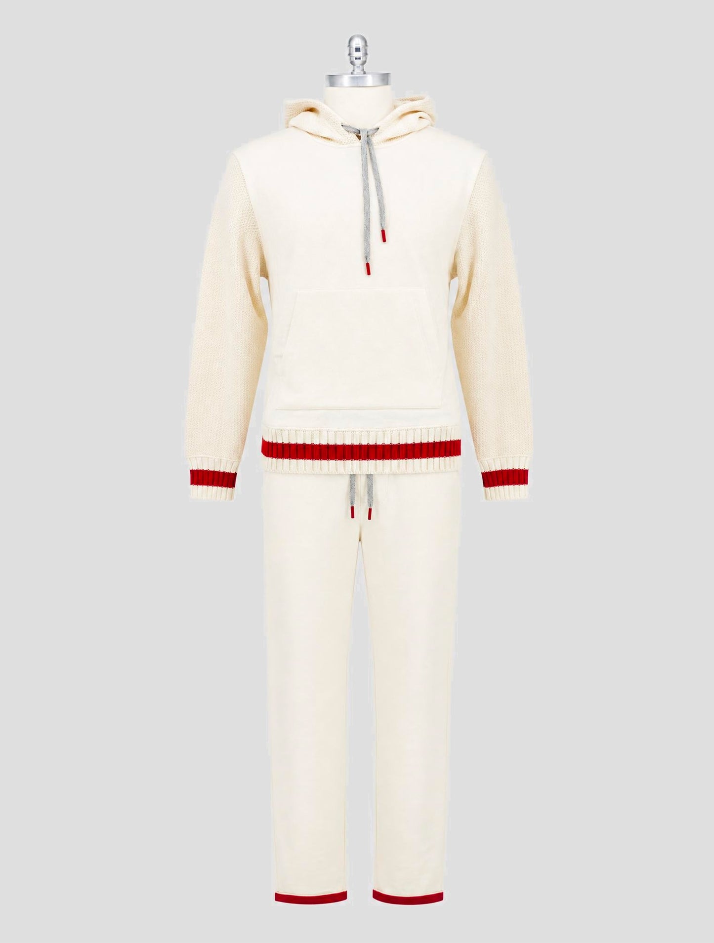 Kiton White Cotton Tracksuit
