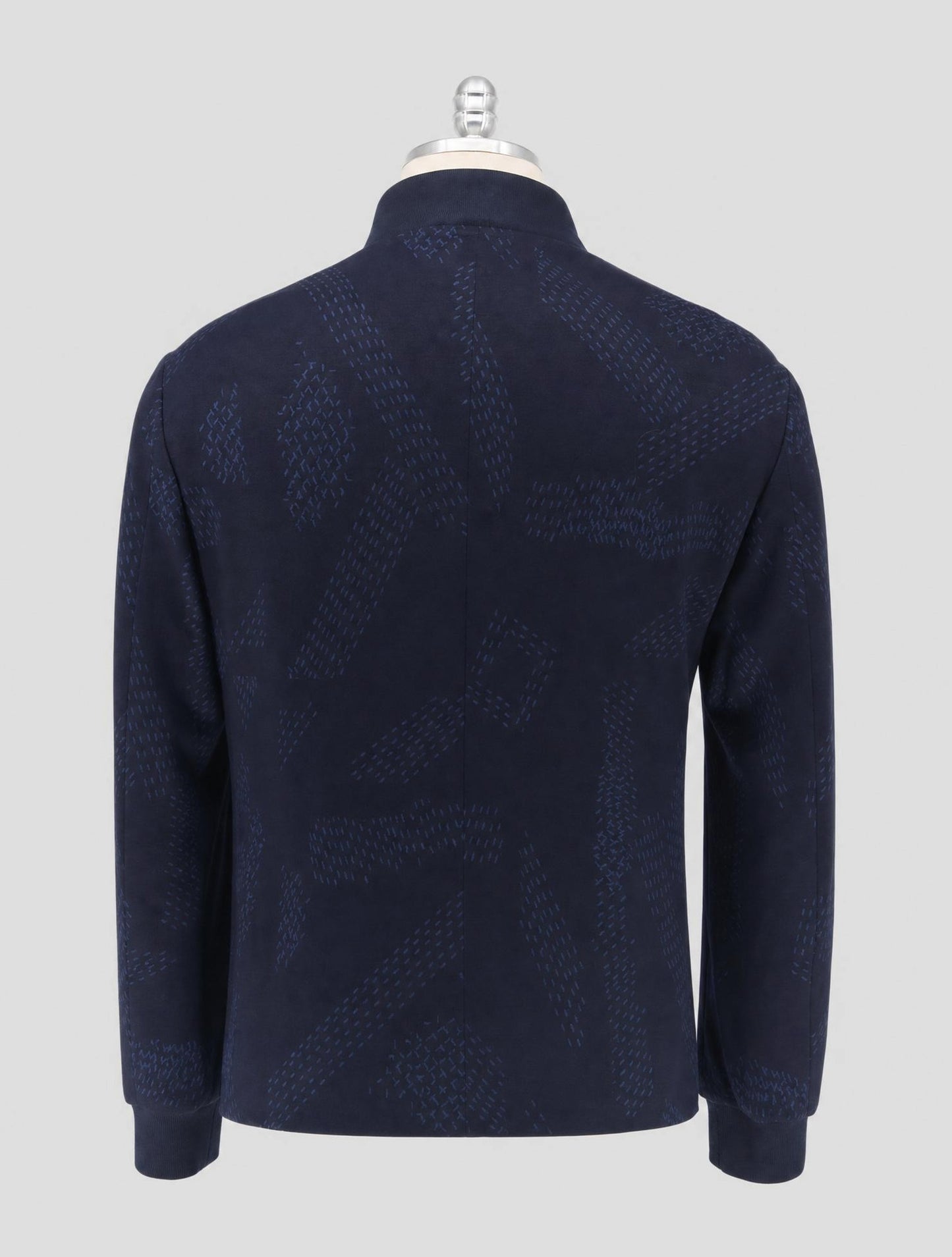 Kiton KNT Blue Wool Coat
