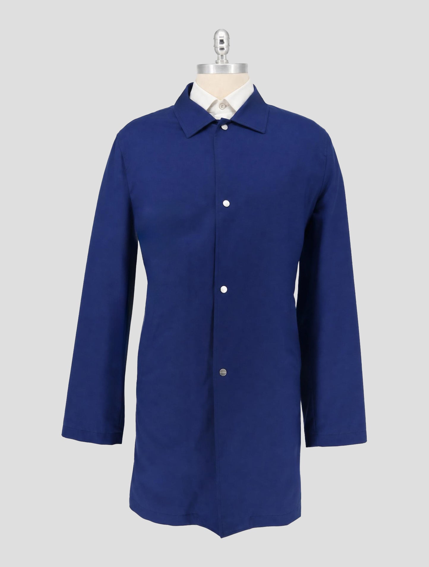 Kiton Blue Royal Cashmere Overcoat
