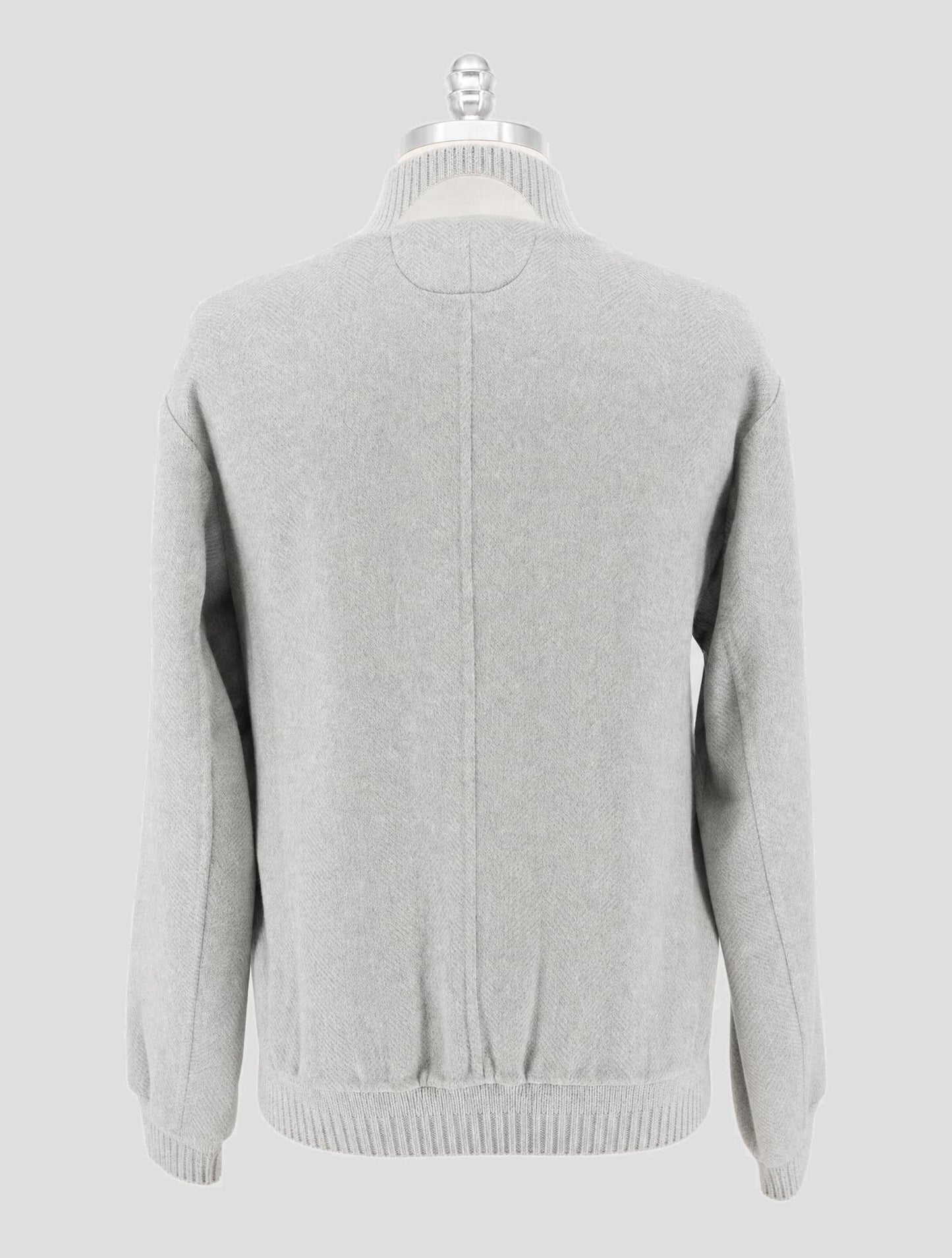 Kiton Gray Cashmere Coat