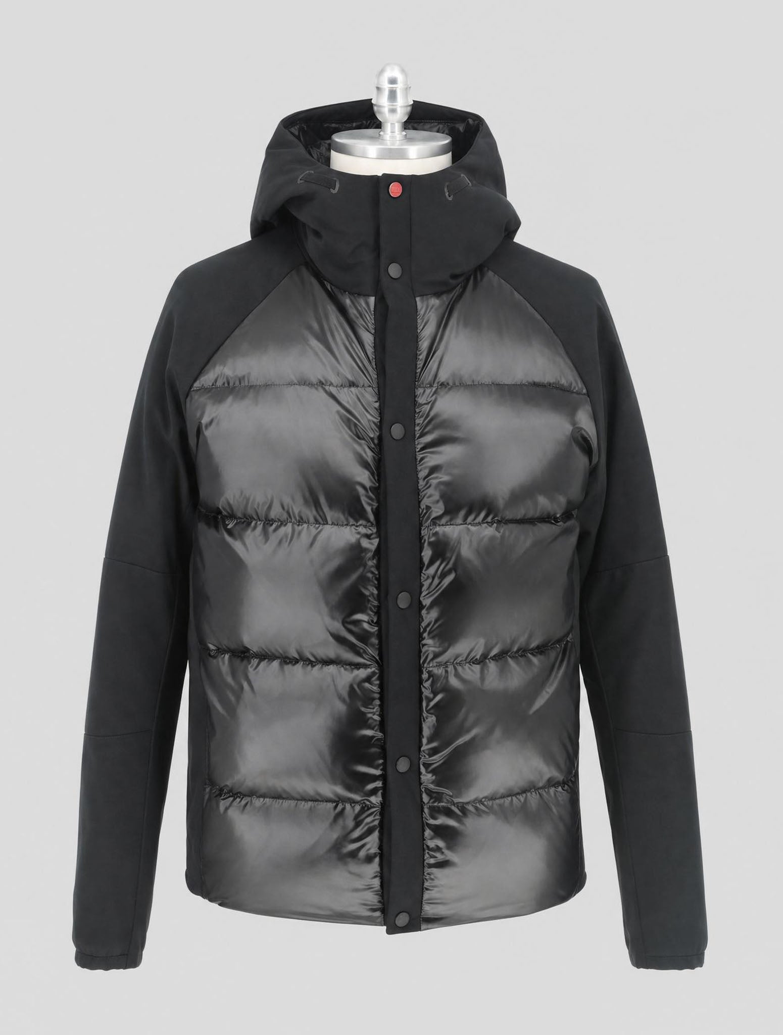 Kiton Black Pa Ea Pu Coat