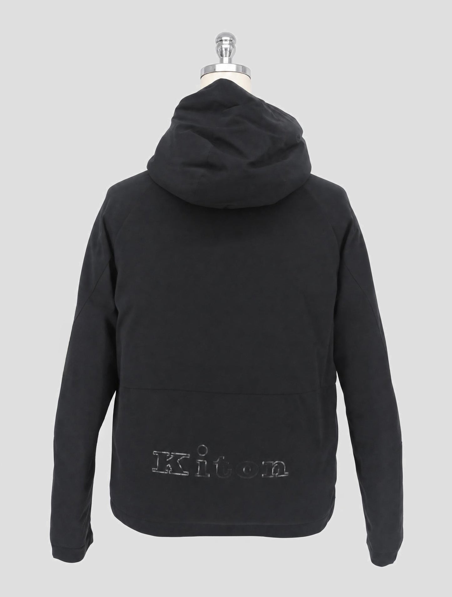 Kiton Black Pa Ea Pu Coat