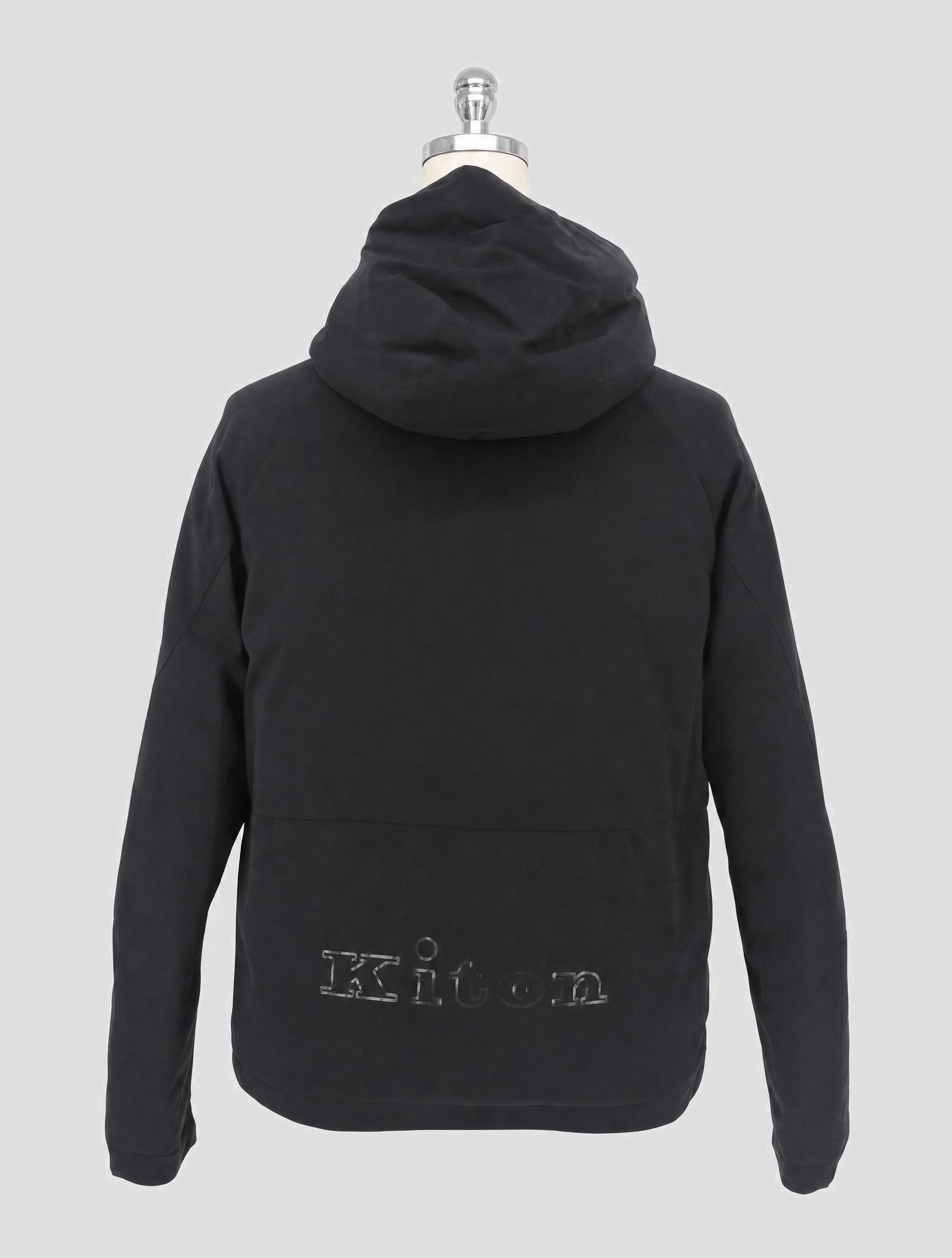 Kiton Black Pa Ea Pu Coat