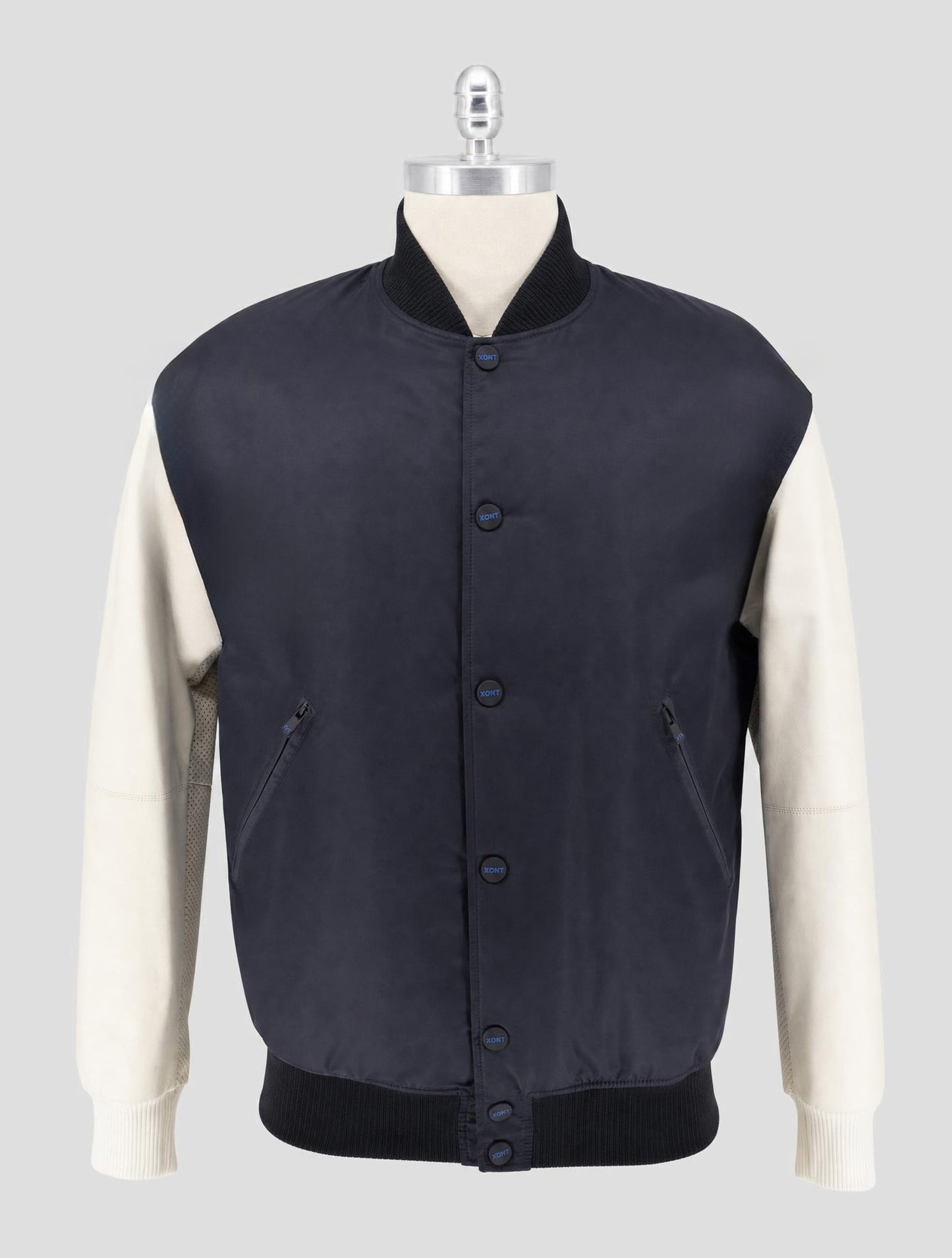 Kiton KNT Black White Pa Coat