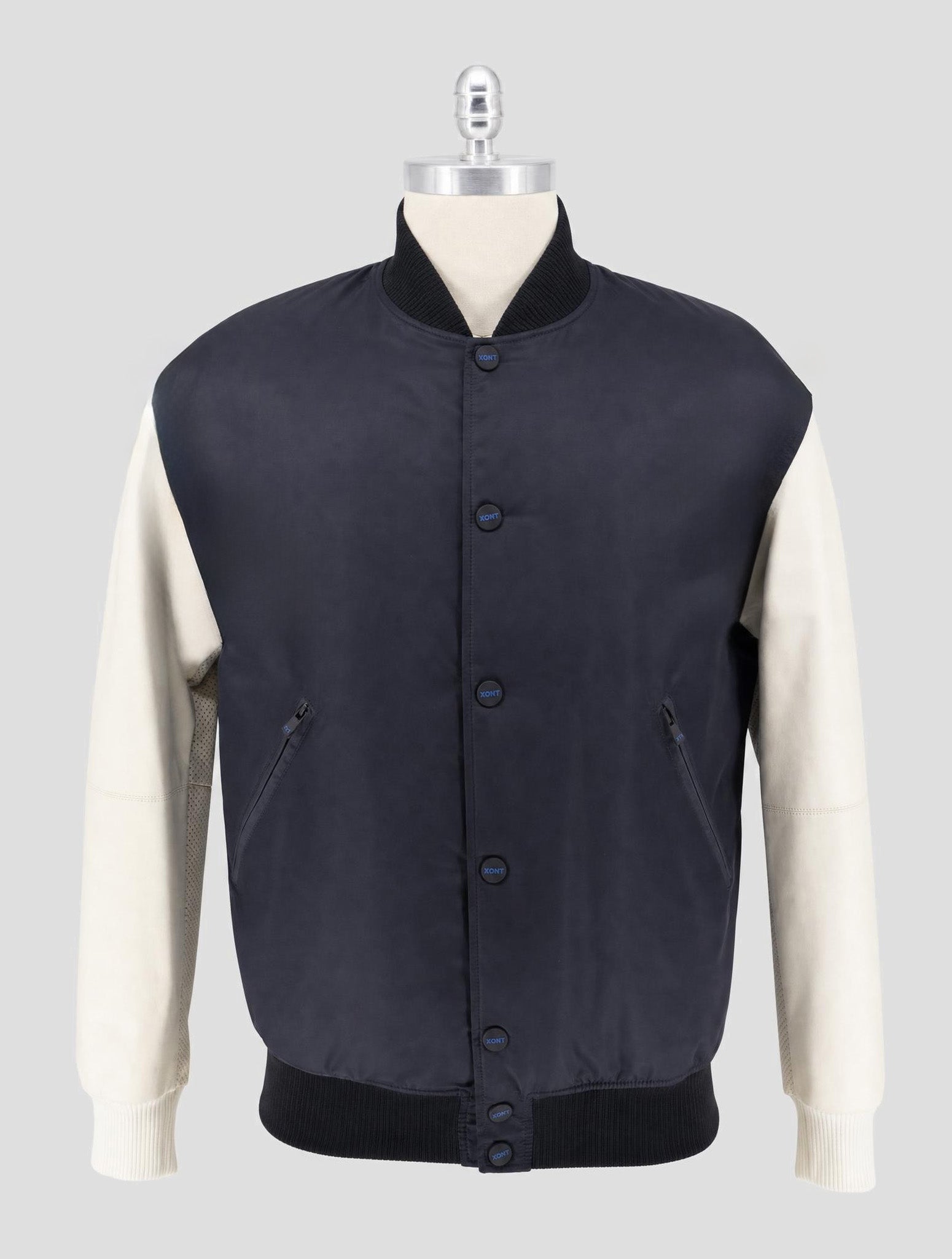 Kiton KNT Black White Pa Coat