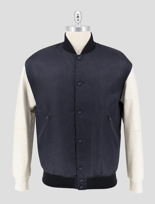 Kiton KNT Black White Pa Coat