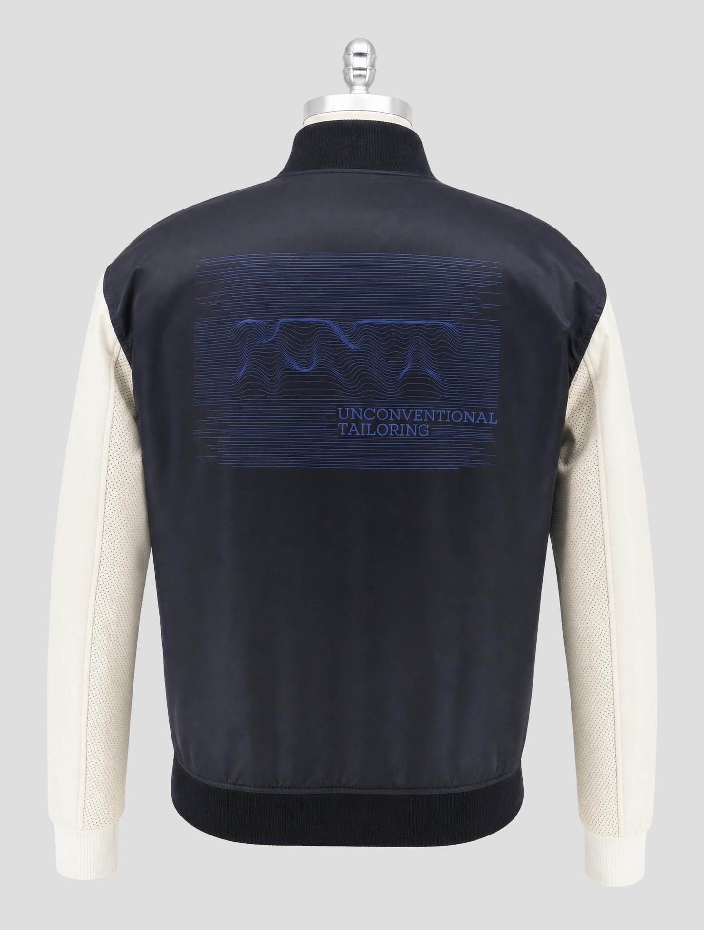 Kiton KNT Black White Pa Coat
