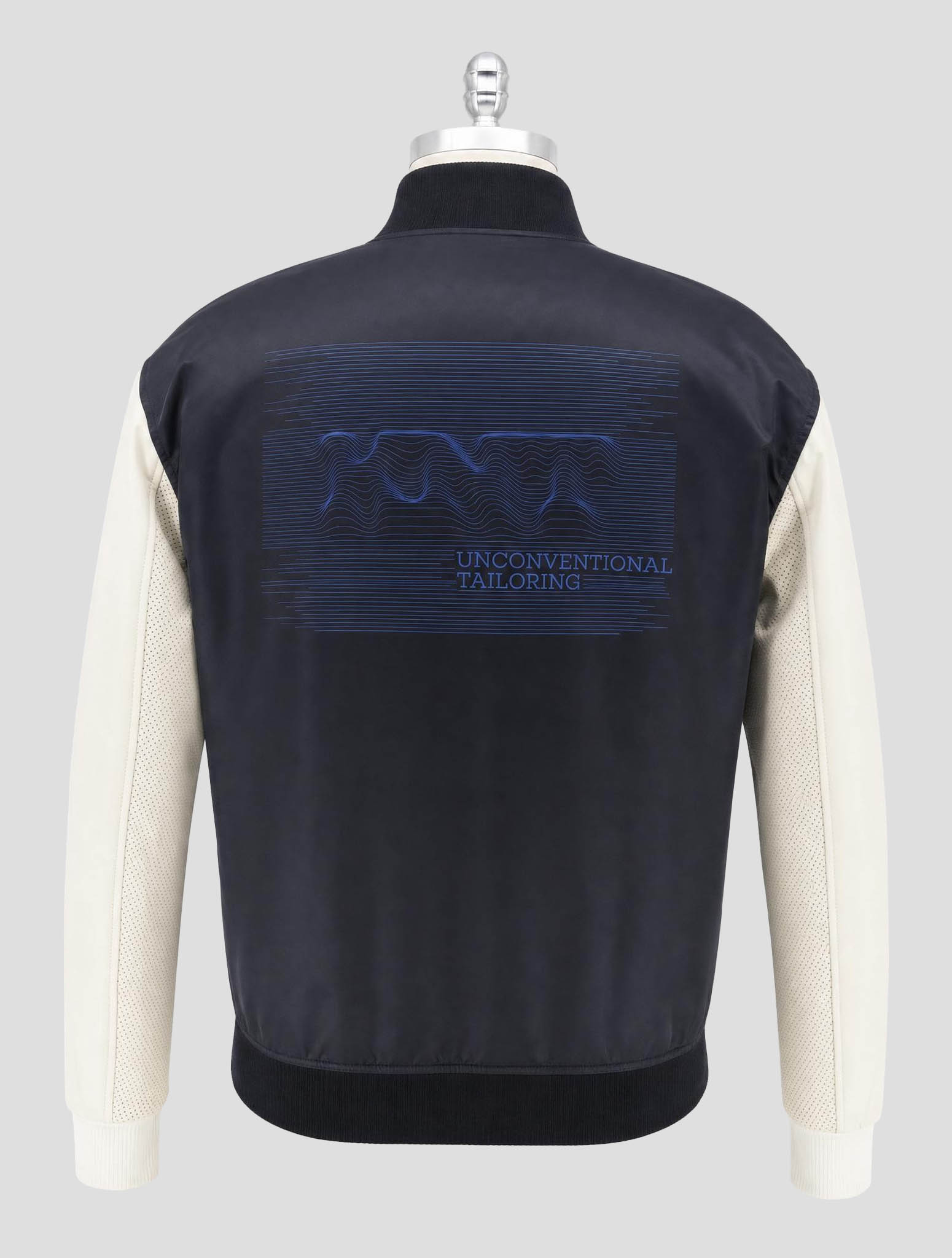 Kiton KNT Black White Pa Coat