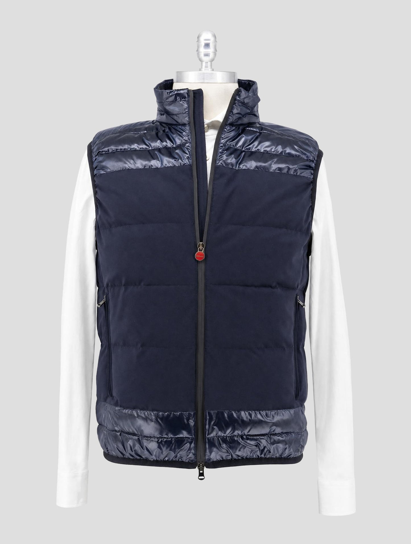 Kiton Blue Pa Ea Pu Gilet