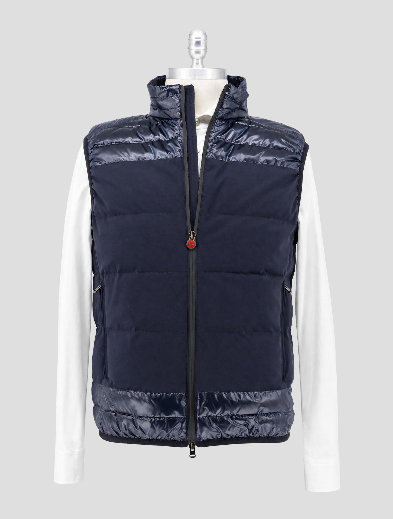 Kiton Blue Pa Ea Pu Gilet