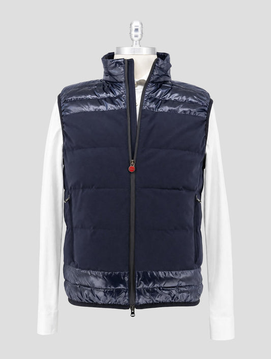 Kiton Blue Pa Ea Pu Gilet