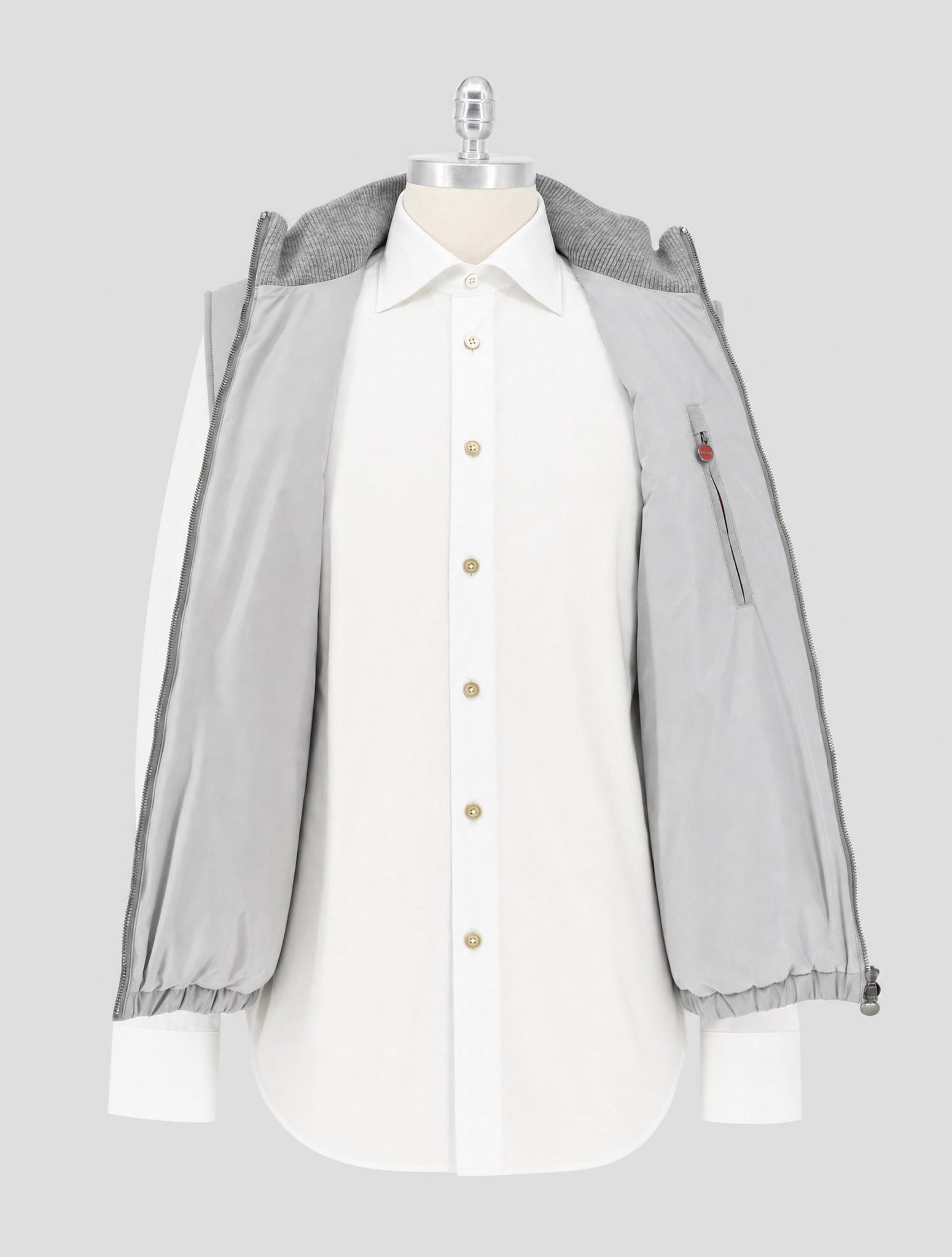 Kiton Gray Pa Pu Gilet
