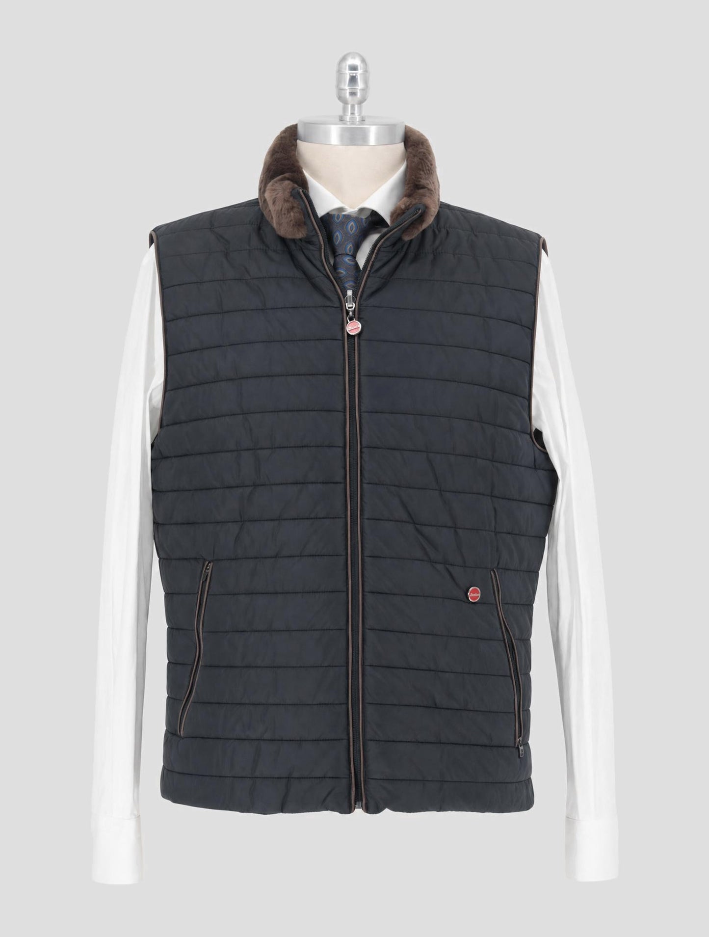 Kiton Blue Pa Gilet