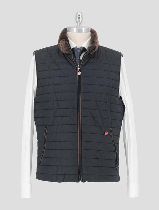 Kiton Blue Pa Gilet
